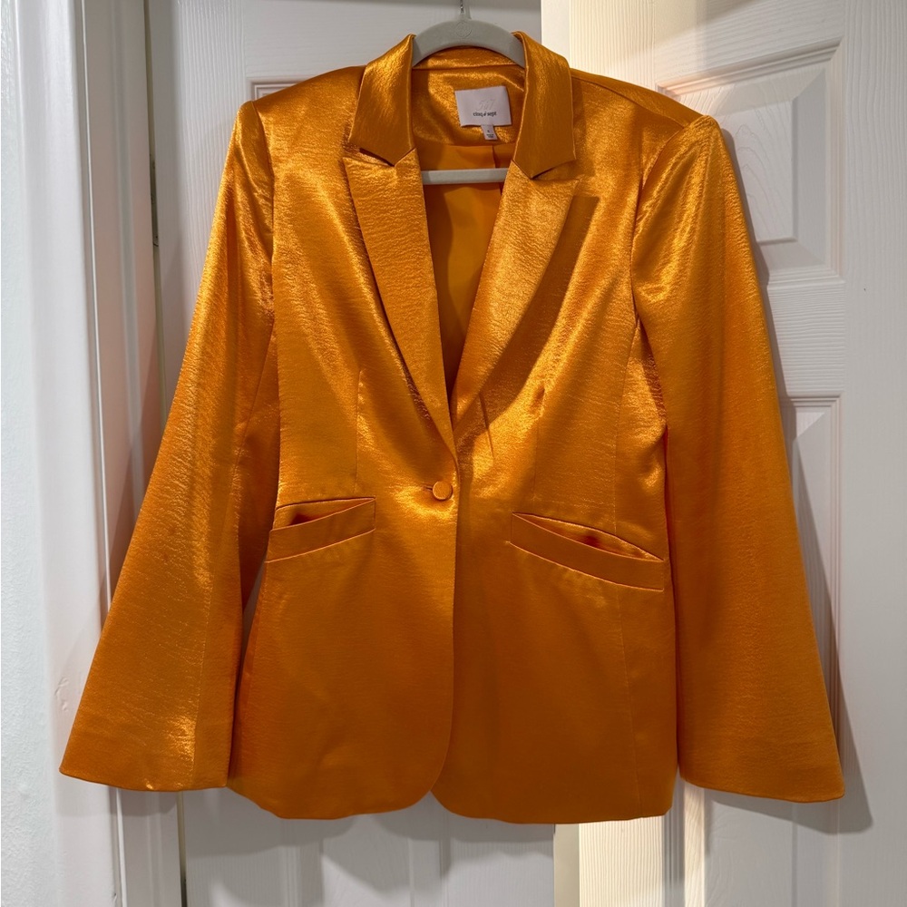 Cinq à Sept Radiant Orange Blazer